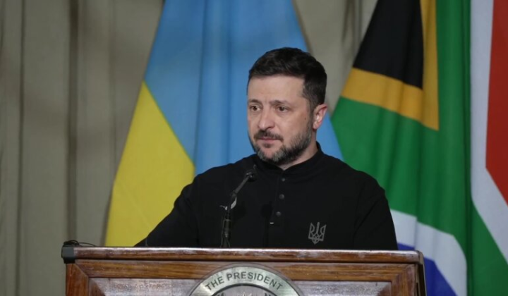 Зеленский и Рамафоса делают заявления