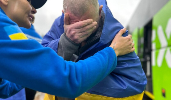 Звільнені з російського полону українці