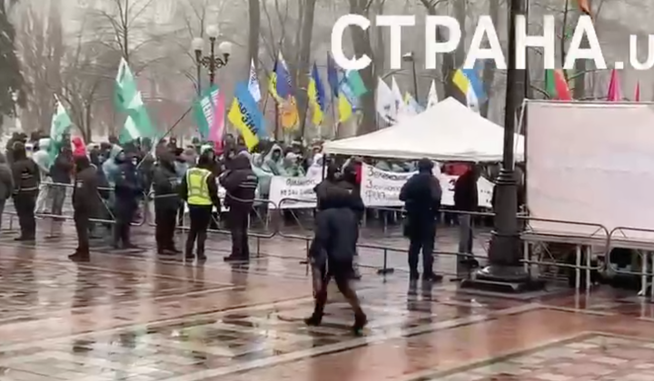 Група підприємців протестує у Києві