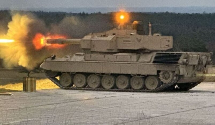 Танк Leopard 1A5BE на испытания