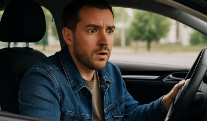 Водій на дорозі отримує штраф