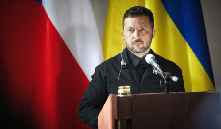 Президент Украины Владимир Зеленский с лидерами Чехии