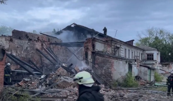 Бойові дії в Харкові: пожежа