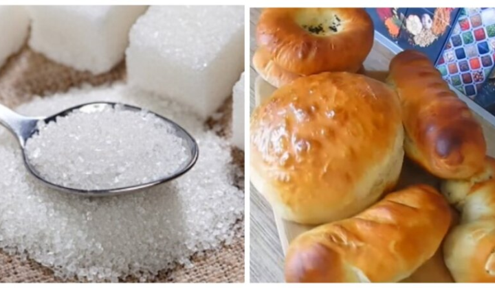 Гречана крупа, цукор та хліб