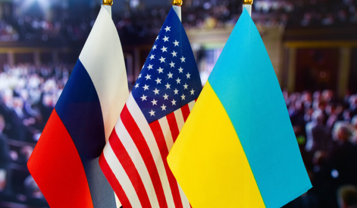 Графіка Мапи України з прапором США