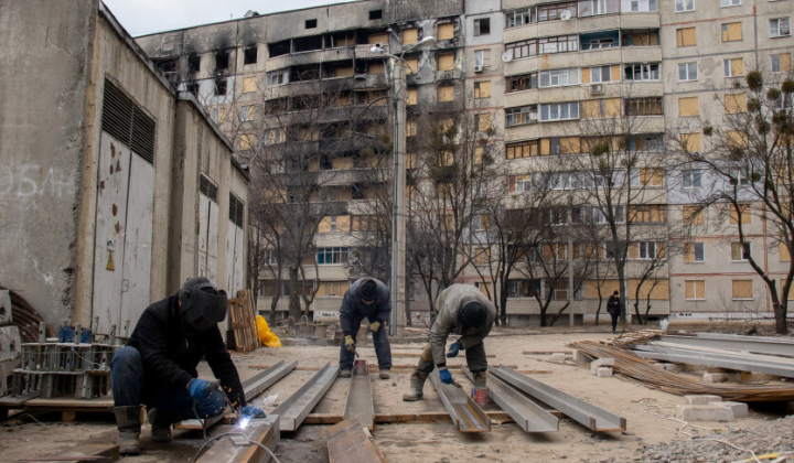 Військові будівельники відновлюють інфраструктуру країни