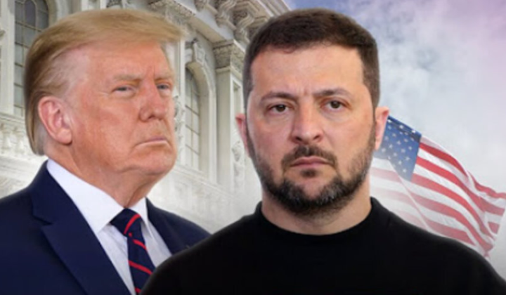 Зеленский и Трамп в Отечественном офисе