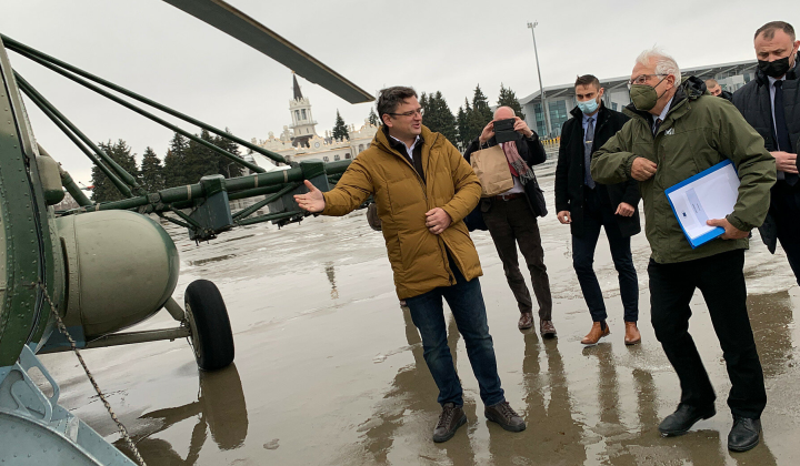 Жозеп Боррель на оккупированном Донбассе