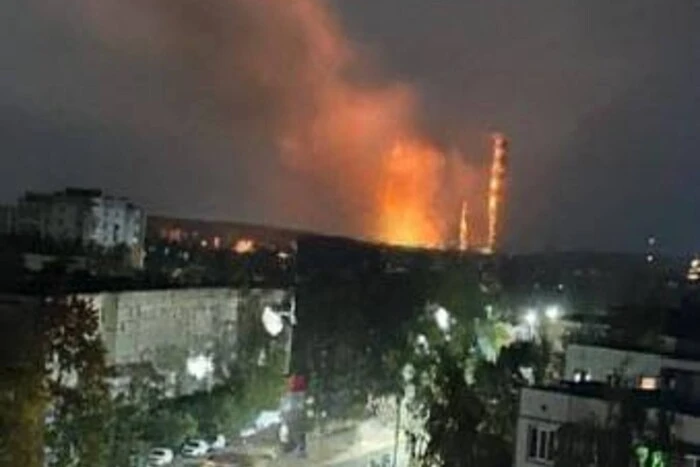 Зруйнований ТЕЦ у Клинцях Брянської області