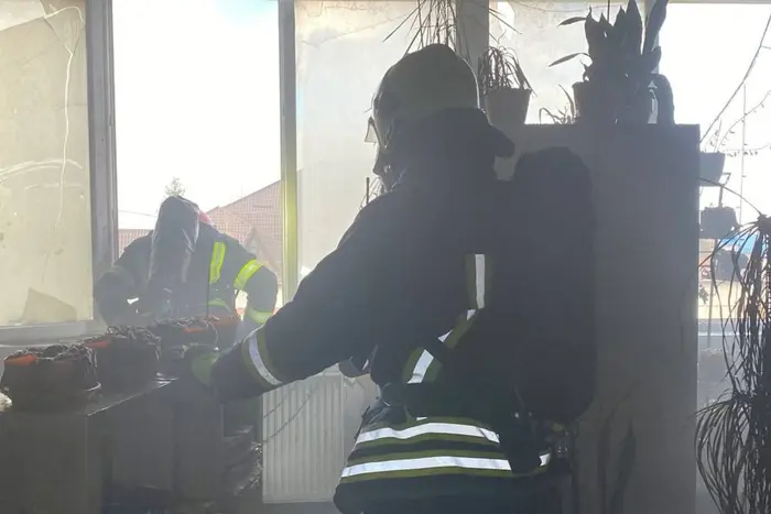 Взрыв на зарядной станции в офисе