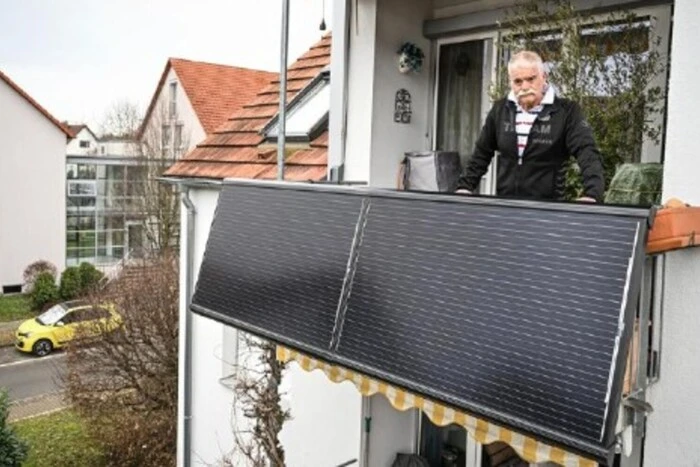 Балконна сонячна електростанція в Німеччині