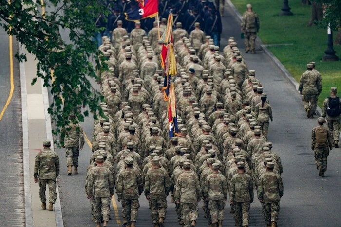 Военный парад в США
