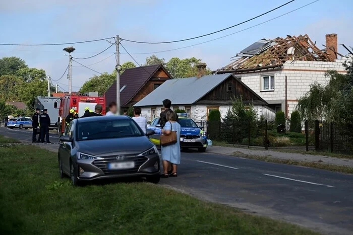Remnants of a missile and drones found by the Ministry of Foreign Affairs of Poland