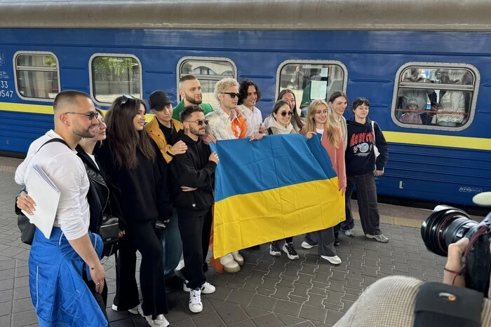 Зображення групи Ziferblat під час підкорення Євробачення-2025 у Швейцарії