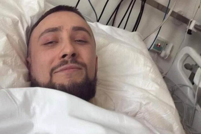 Стерненко после покушения в больнице