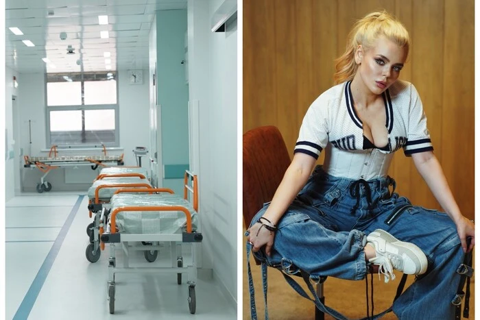 Аліна Гросу в лікарні