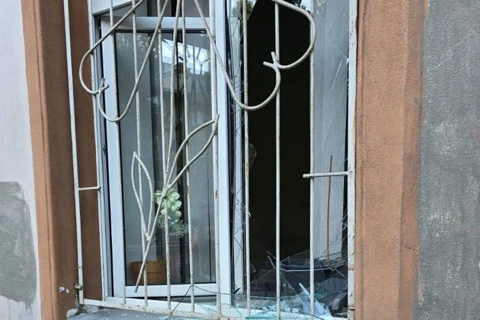 The building of the Registry Office in Odesa is damaged