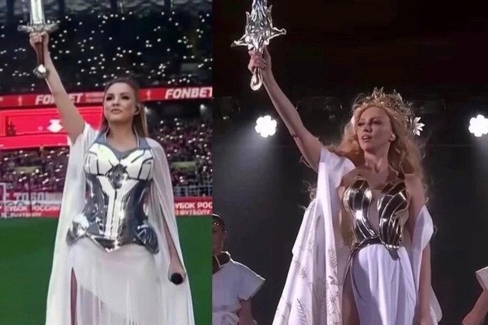 Российская певица использует образ Оли Поляковой