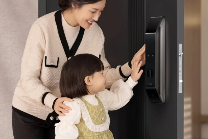 Изображение дверного замка с чтением вен