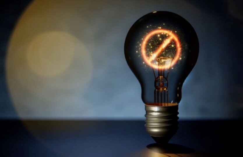 Схема відключення електропостачання в Україні