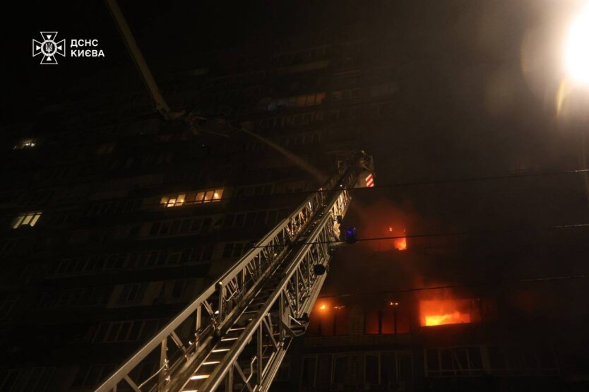 Последствия вражеского нападения на Киев