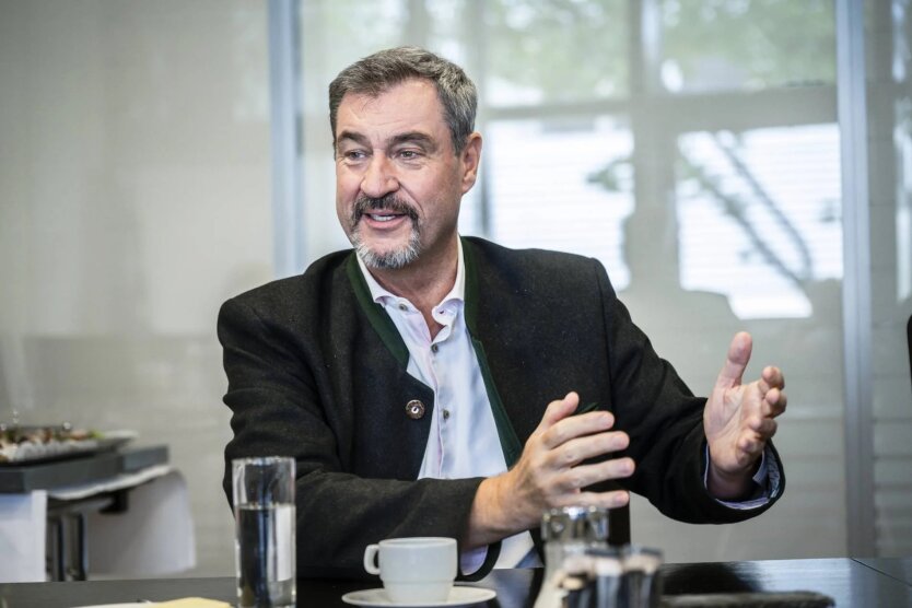 Изображение немецкого политика, который выступил за запрет въезда молодых украинцев