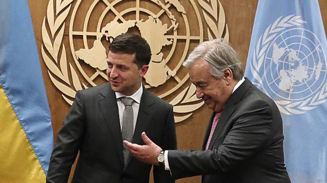 Зеленський зустрічається з генсеком ООН