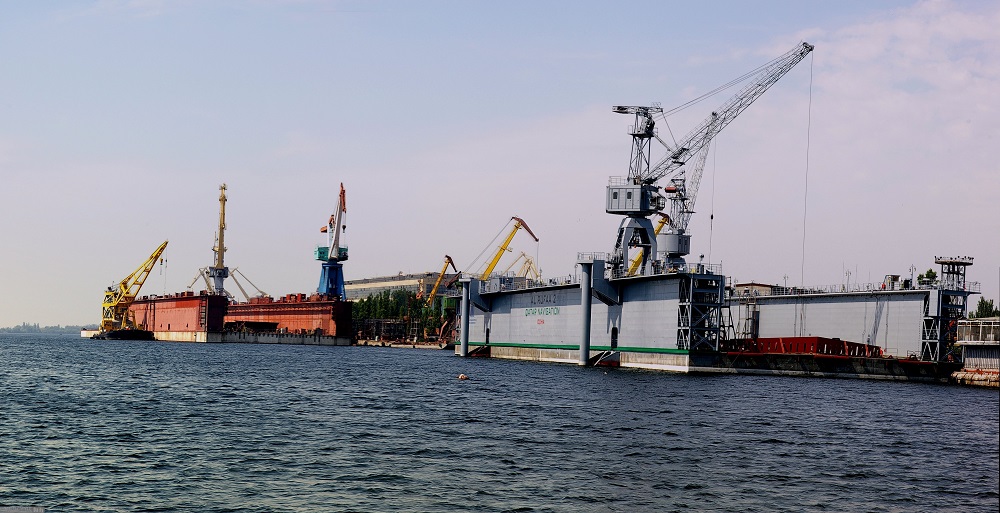 Плавучий док для турок на Херсонском судостроительном заводе «Паллада»