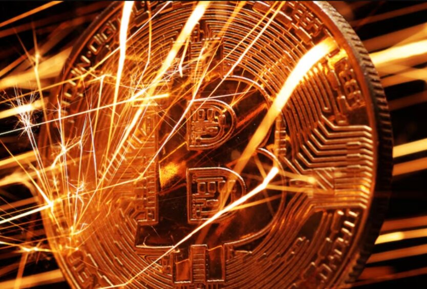 График роста стоимости биткойна