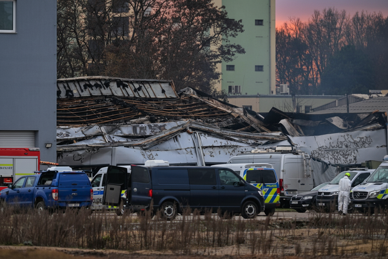 Fire at drone factory for Ukraine in Czechia: police investigate ...