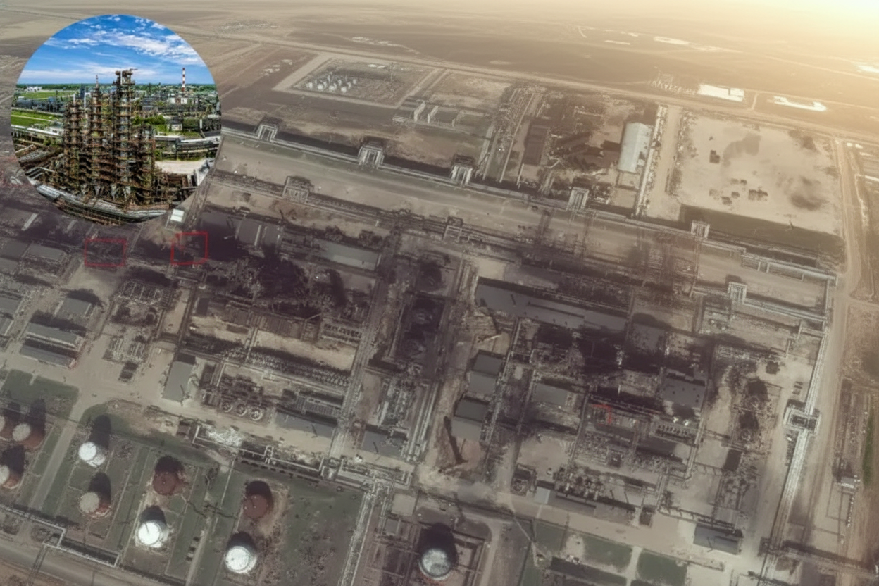 Satellite images show 90% of Ryazan refinery destroyed