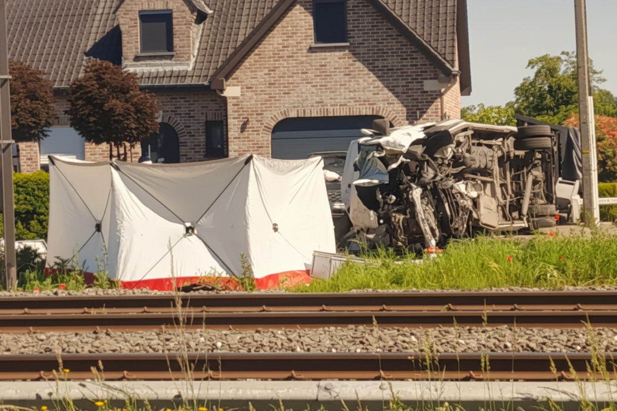 Train Collides with School Bus in Belgium: Four Dead