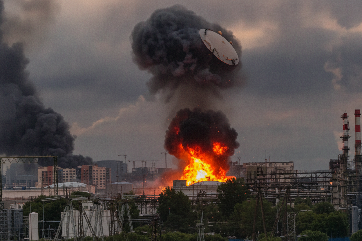 Moscow oil refinery halts for six months after drone strike