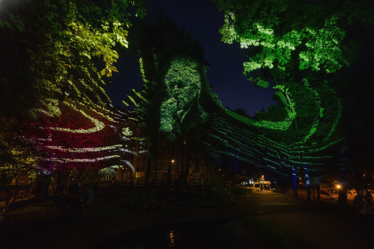 Lviv Debuts Ivan Vakarchuk’s Light and Sound Art Installation