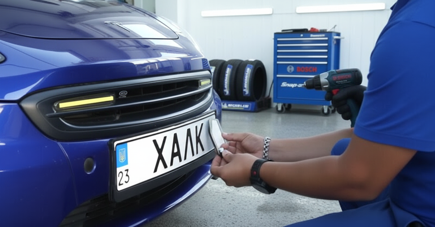 Автомобиль ослепить фарой одним кликом