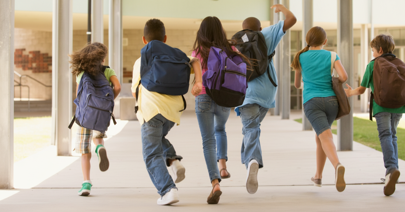 Діти грають в футбол на пляжі