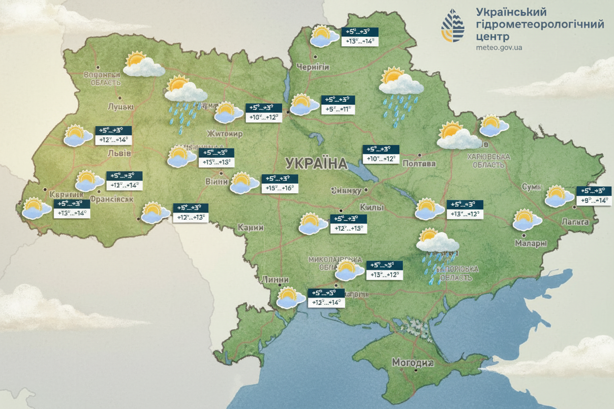 Погода напоминает о весне