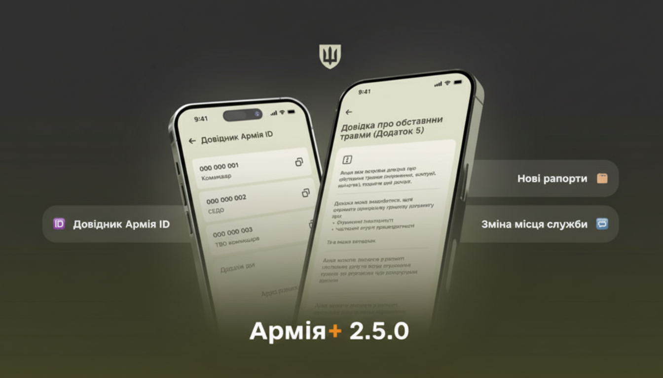 Важлива функція у застосунку Армія+