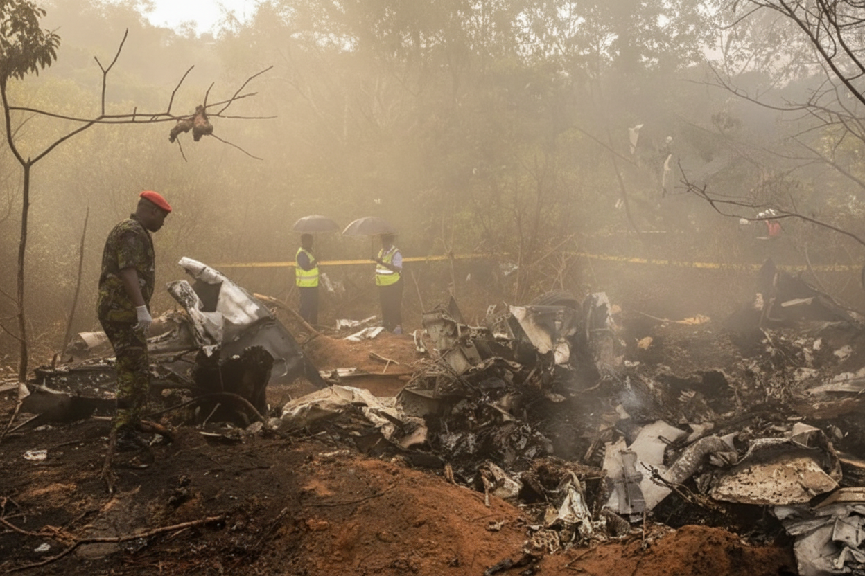 Пассажирский самолет в Кении потерпел аварию