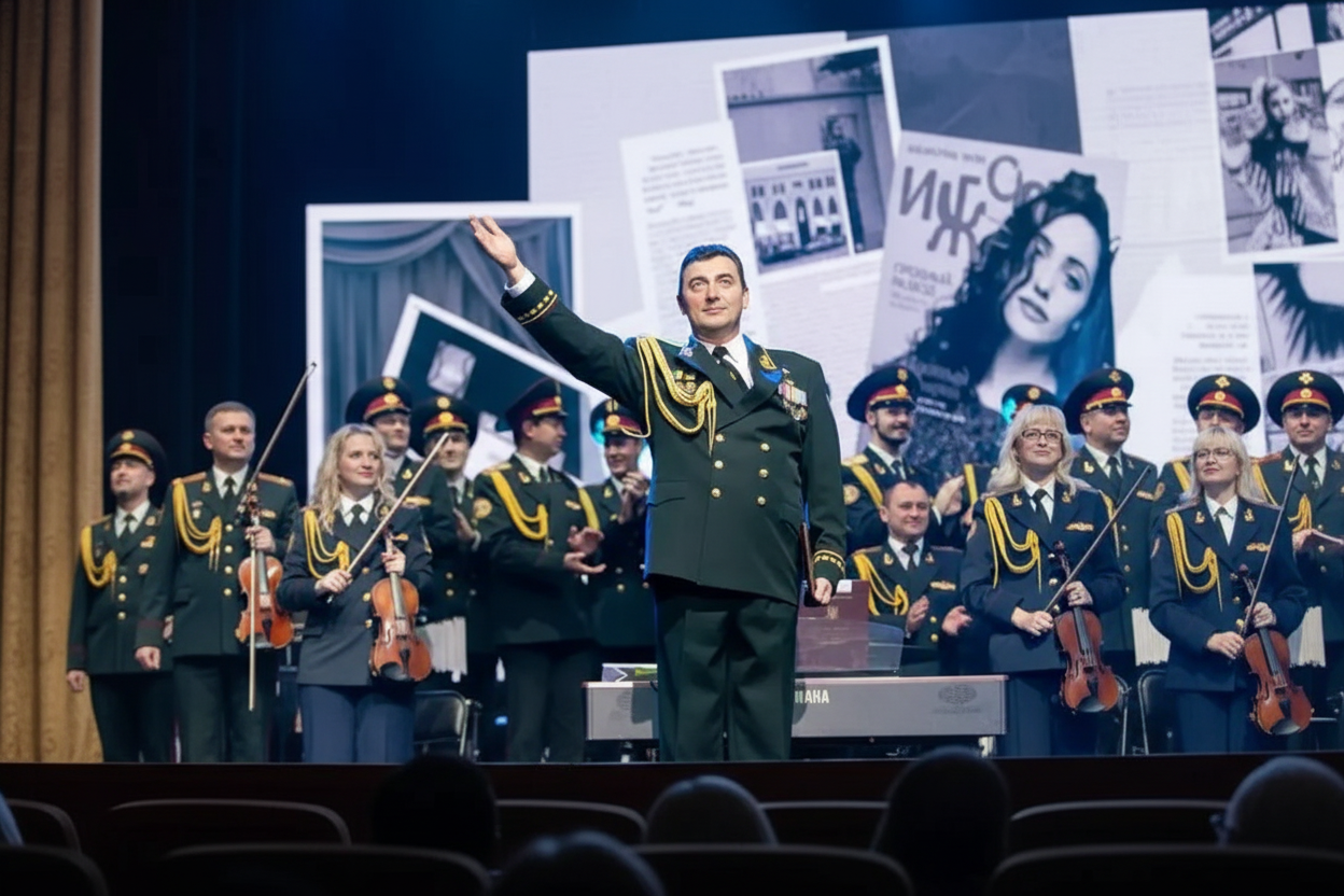 Фото померлого українського військового диригента