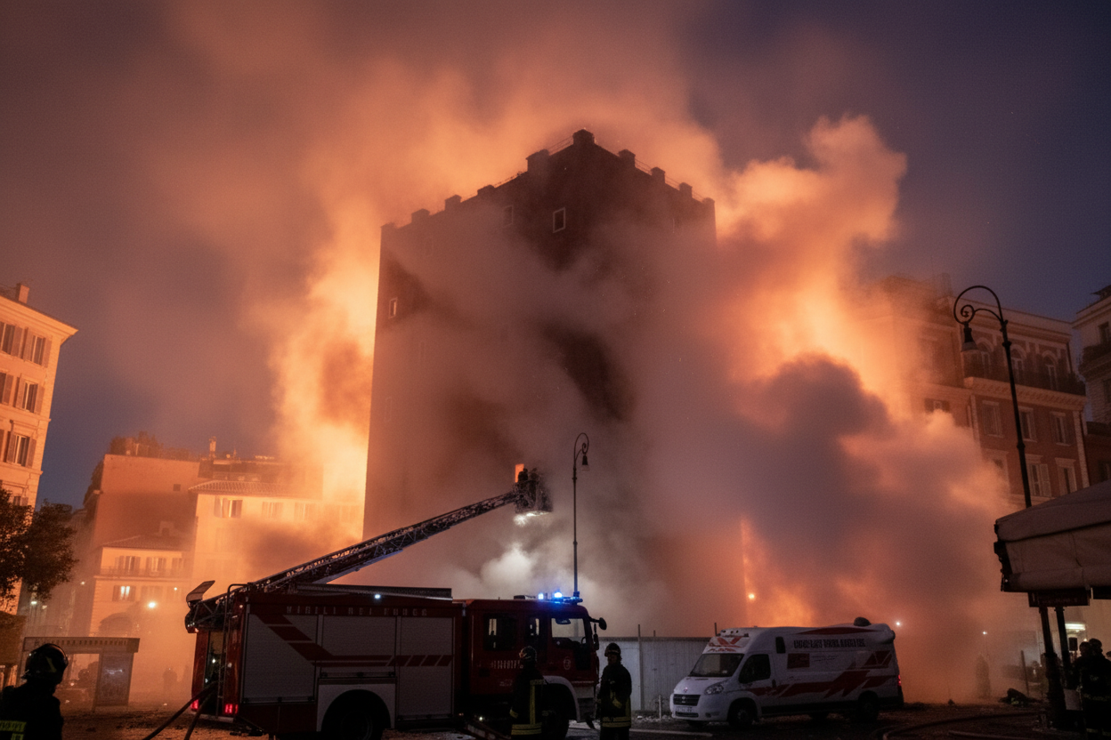 Спасатели извлекают работника из-под завалов
