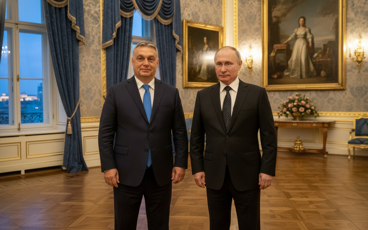 Віктор Орбан виступає на прес-конференції