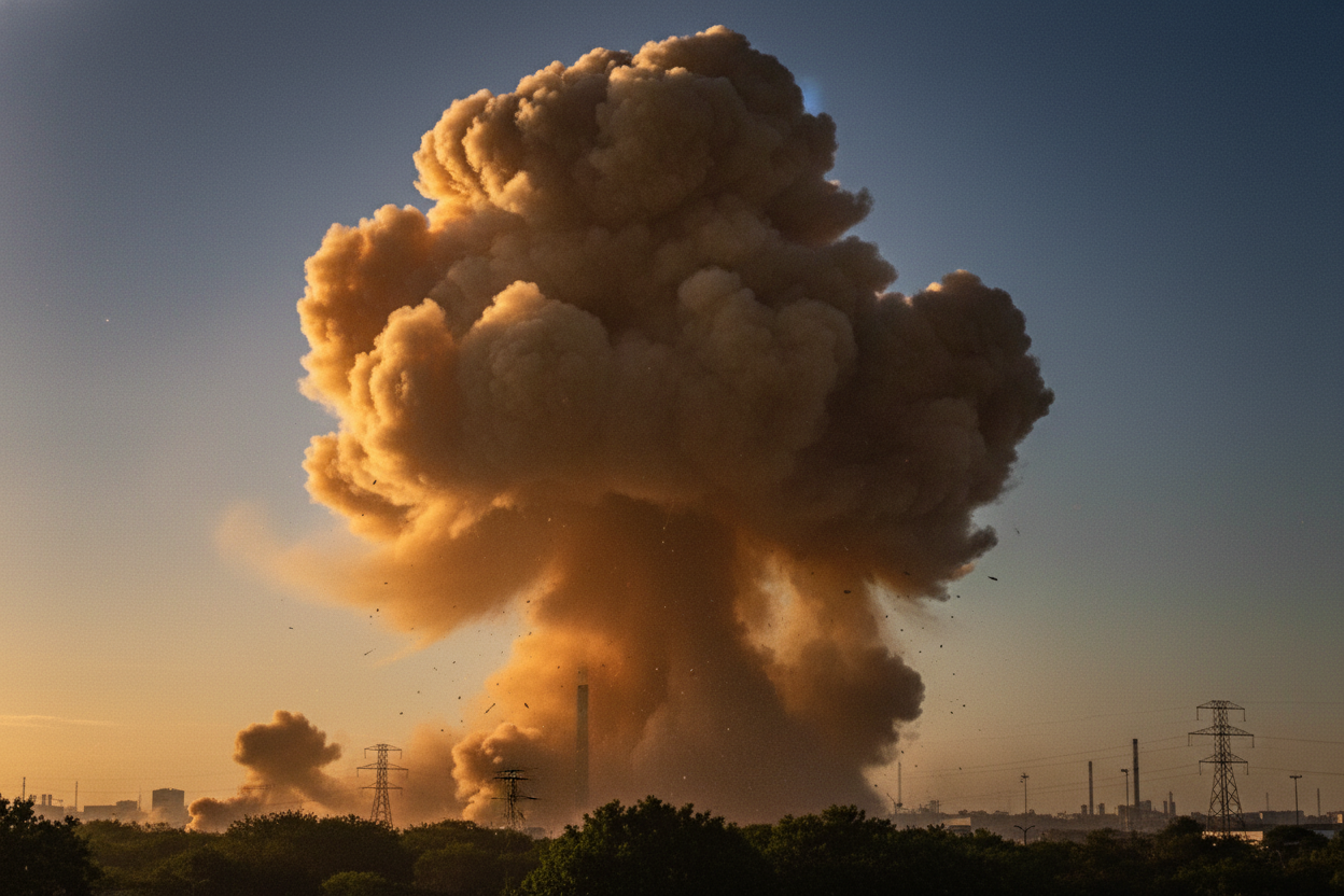 Вибух на хімічному заводі в Міссісіпі