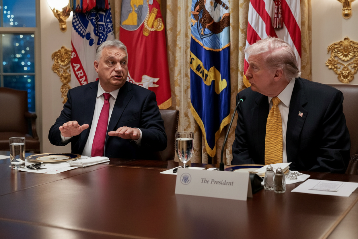 Трамп и Орбан на встрече