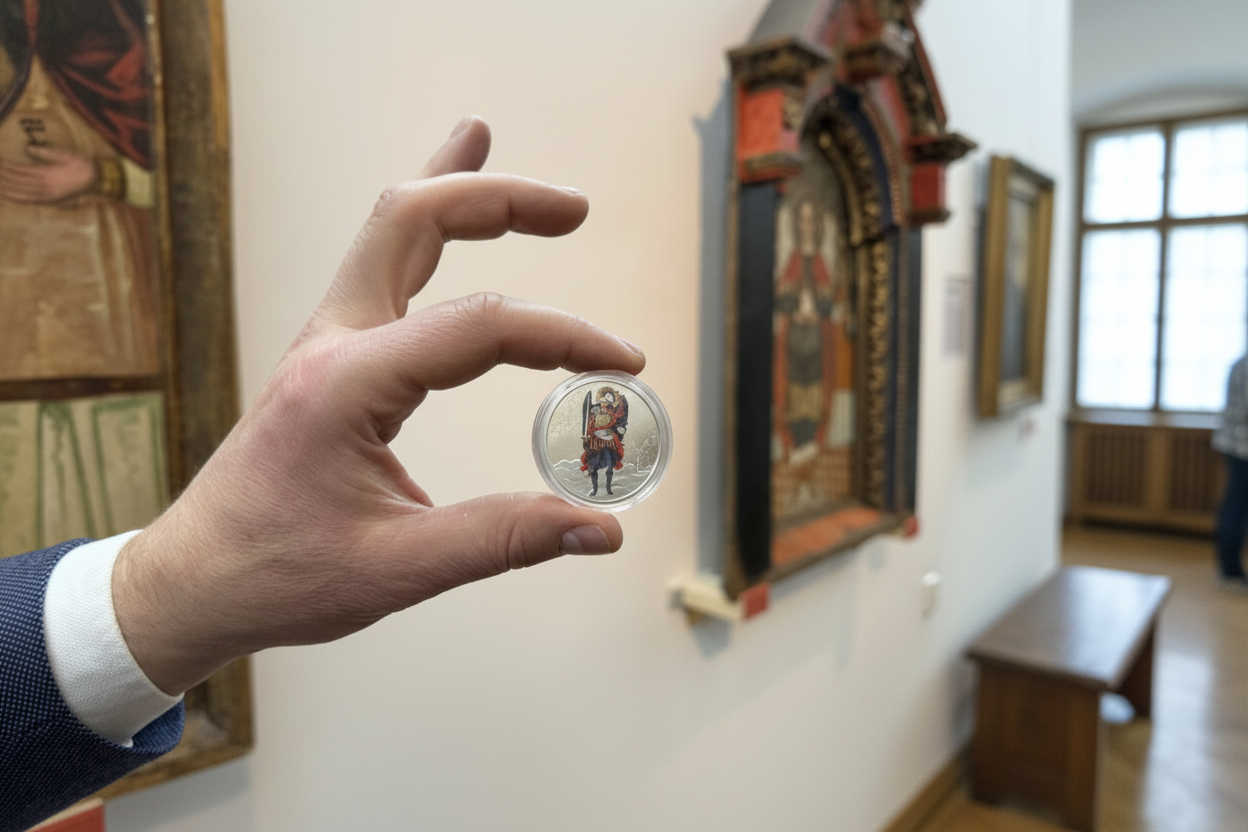 Серебряная памятная монета «Архангел Михаил»