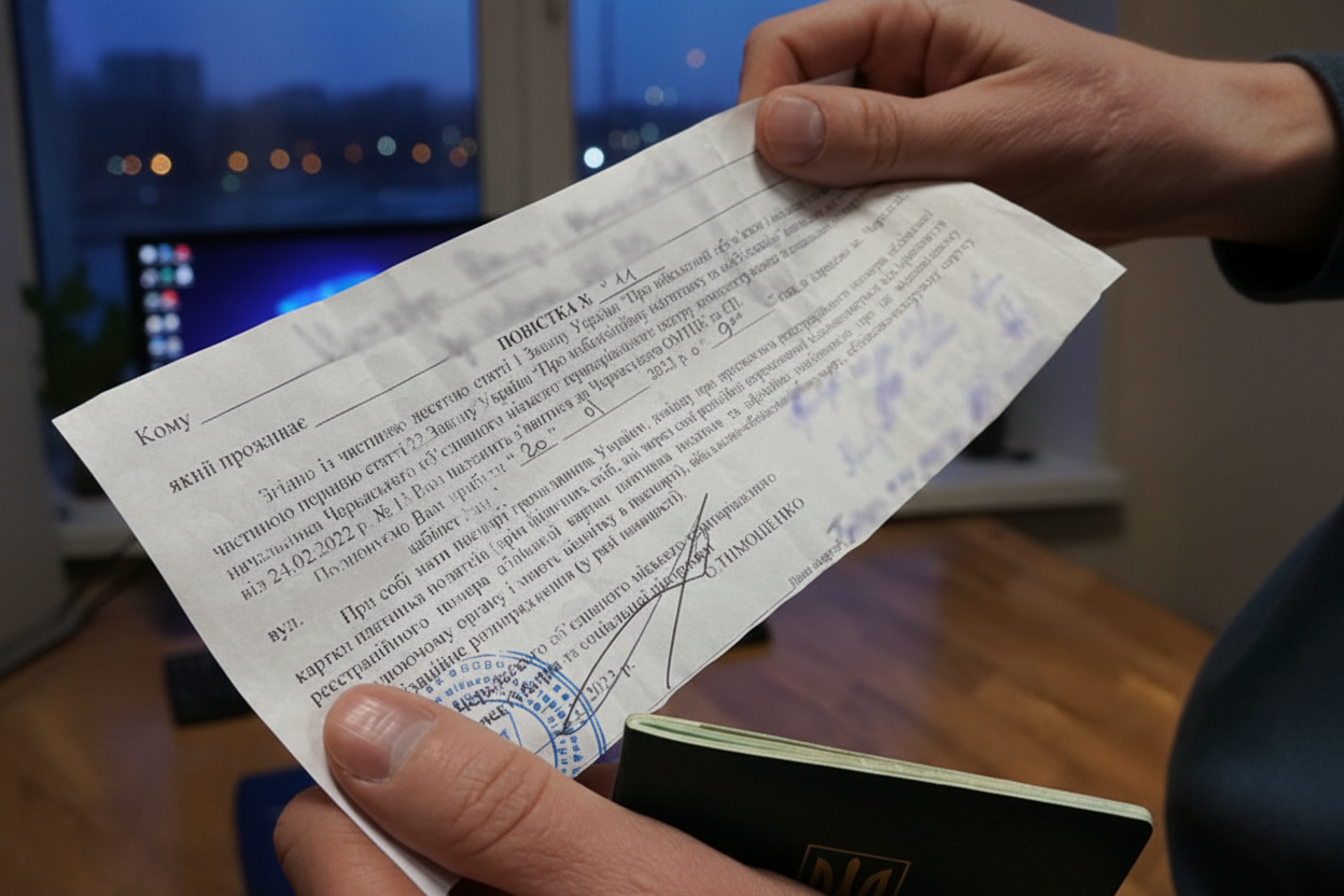 Мужчина отказался от мобилизации из-за действий ТЦК