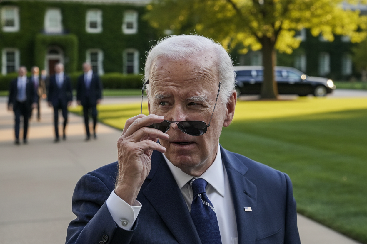 Фото Байдена и Трампа с подписью