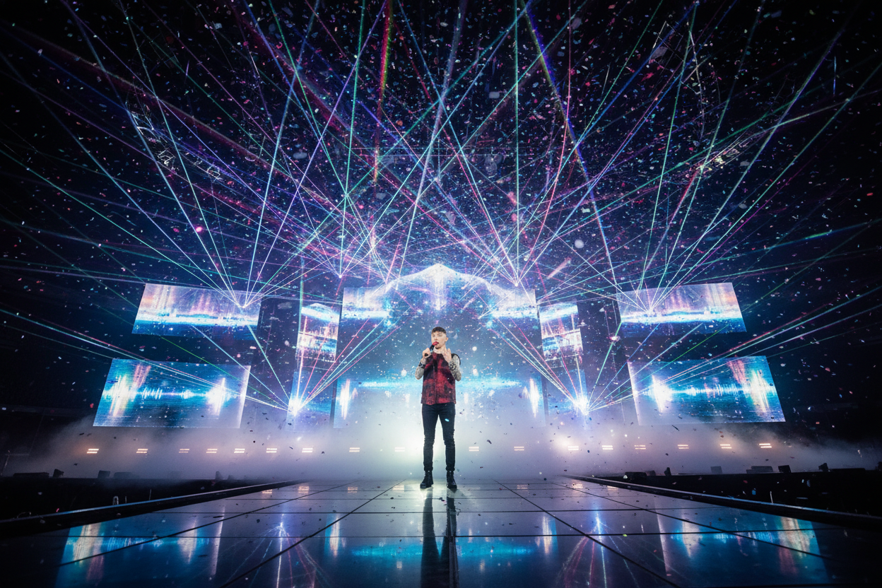 Під час концерту в Палаці спорту