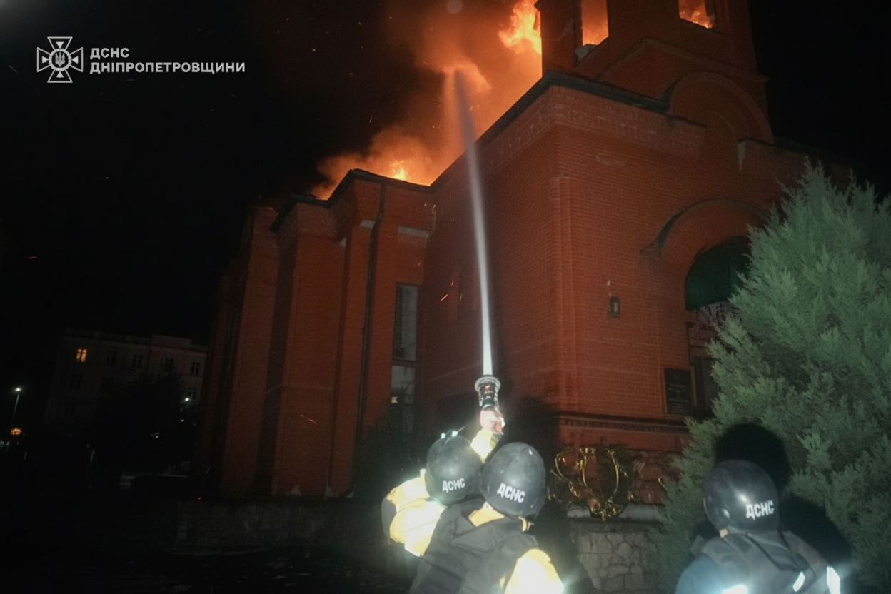 Росіяни пошкодили храм на Дніпропетровщині