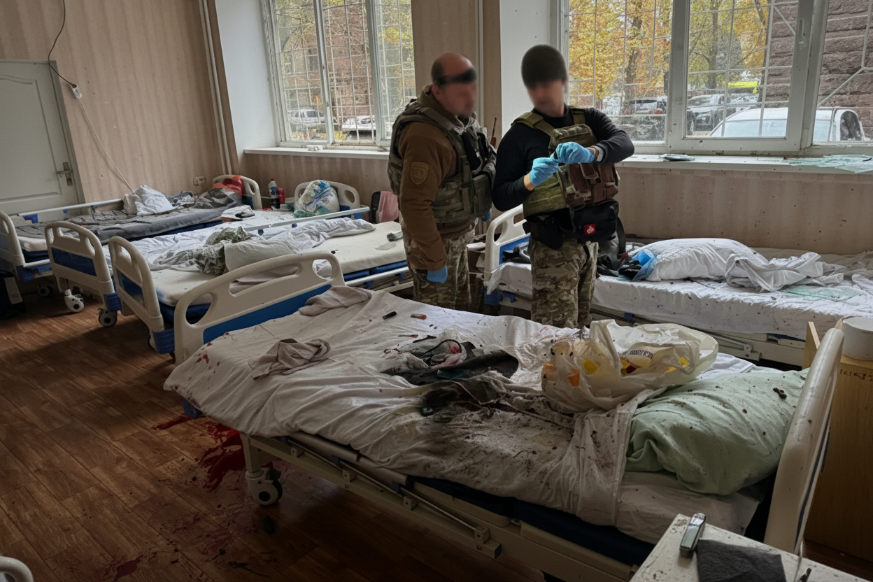 Вибух у лікарні в Запоріжжі: поранені